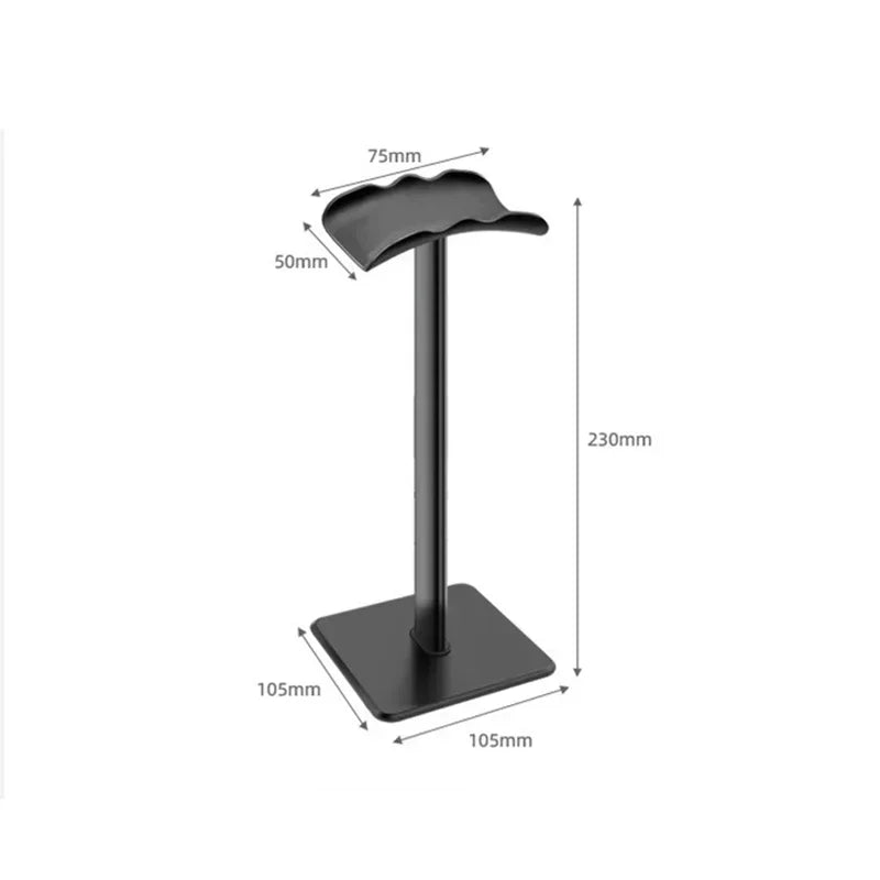 Universal Headphone Stand Aluminuim Headset Holder Aluminum Supporting Flexible Headrest Fashion Headphone Hanger Mobile Phones