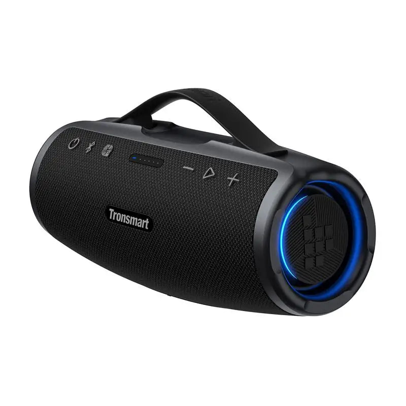 2025 Tronsmart Mirtune S100 Speaker 50W Bluetooth Speaker with IPX7 Waterproof, APP Control, Built-in Powerbank & Retractable