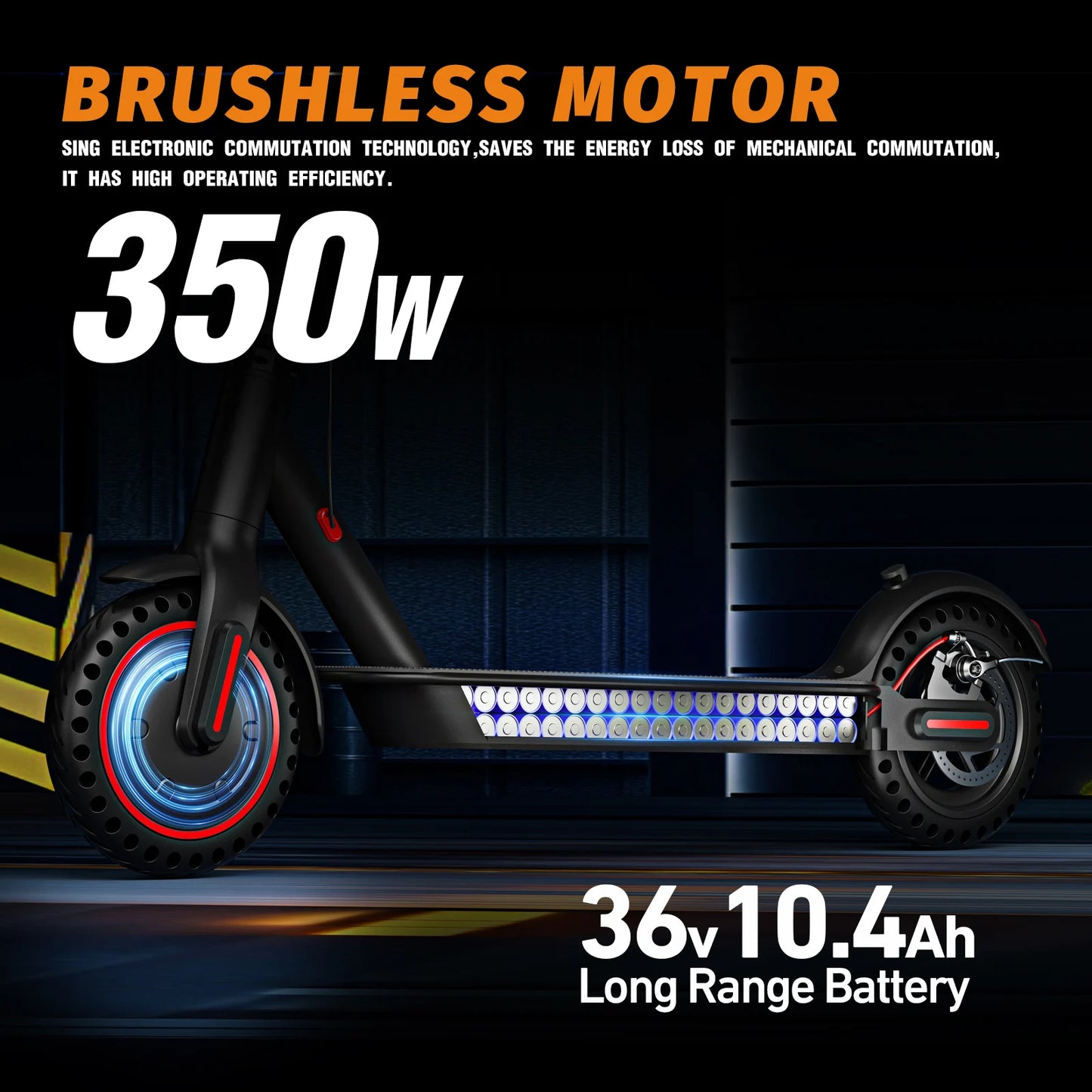 350W Foldable Electric Scooter for Adults Teens,Explosion-proof Tires,Dual Brake System,Lightweight APP Support E-scooter