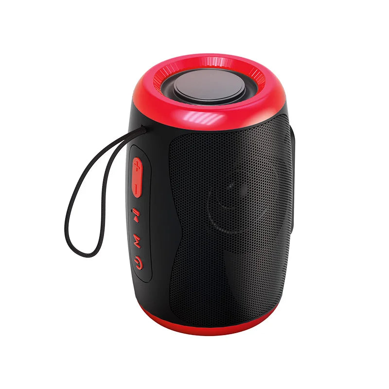 Portable Bluetooth Speaker Outdoor Waterproof Wireless TWS Radio Column Box Speaker Support TF card Stereo 3D Hi-Fi Music Player