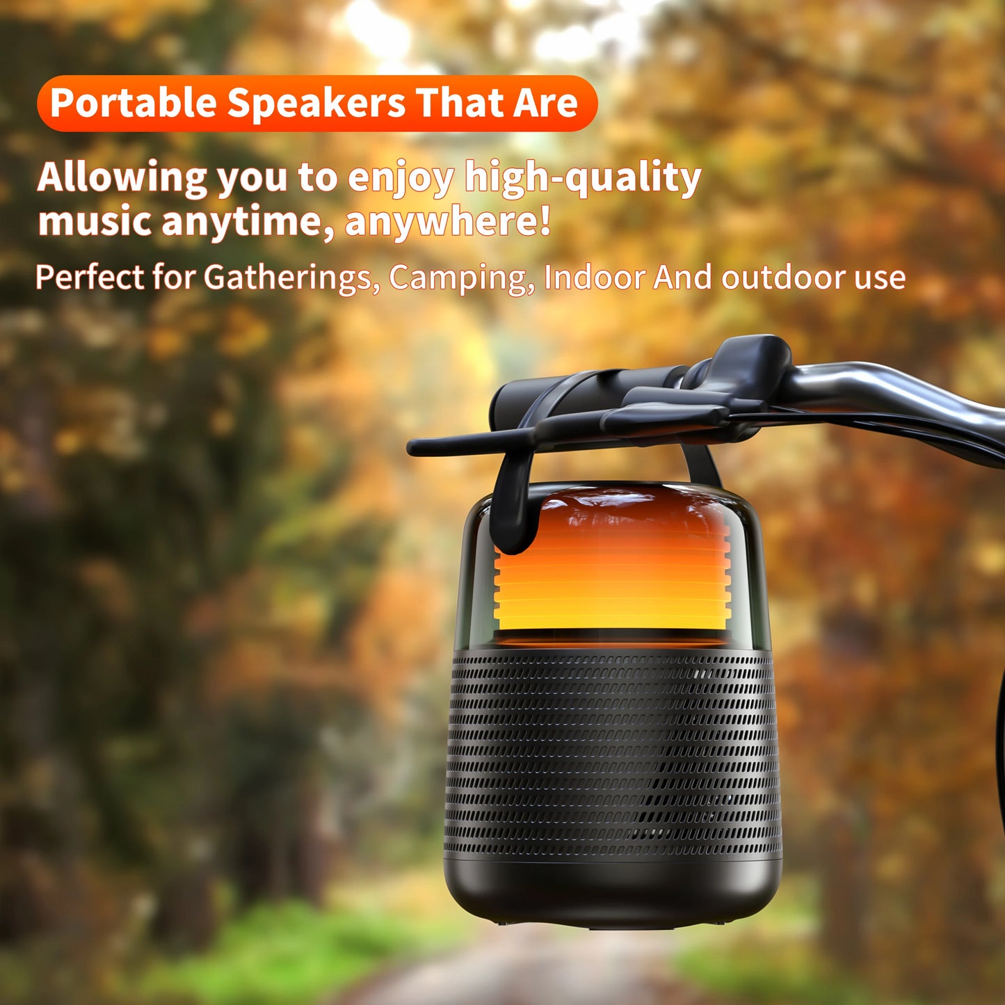 QERE HF55 Bluetooth Speaker with Hi-Res 20W Audio,Wireless HiFi Portable Speaker IPX5 Waterproof,Multiple connection modema Soun