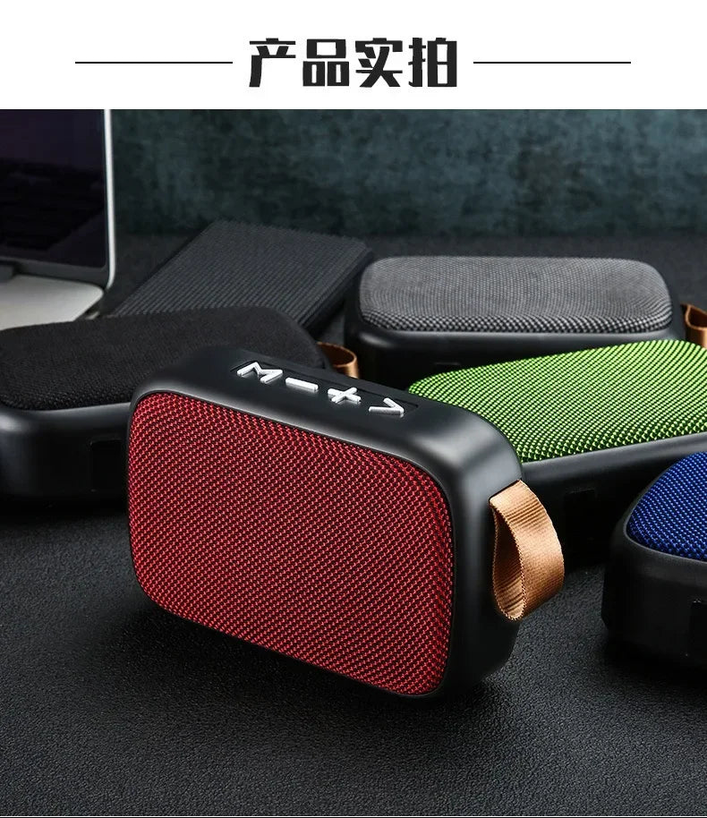 Portable Fabric Bluetooth Speaker, Wireless Connection, Outdoor Sports, Stereo Audio, Support Tf Card, Mobile Phone, Universal